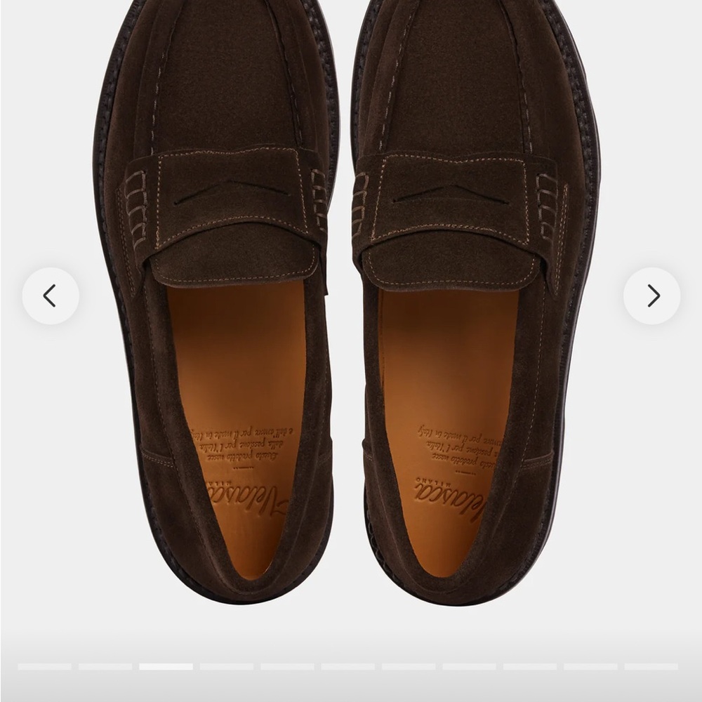 Callavant Velasca - Brown Suede Penny Loafers Men’s